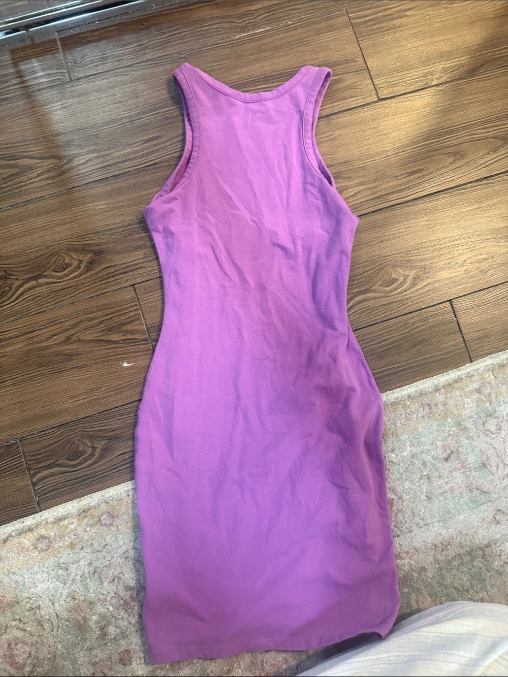 wild fable Fitted Purple Tank Midi Dress